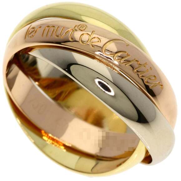 Cartier Jewelry - CARTIER Authentic 18k Gold Trinity Ring #47